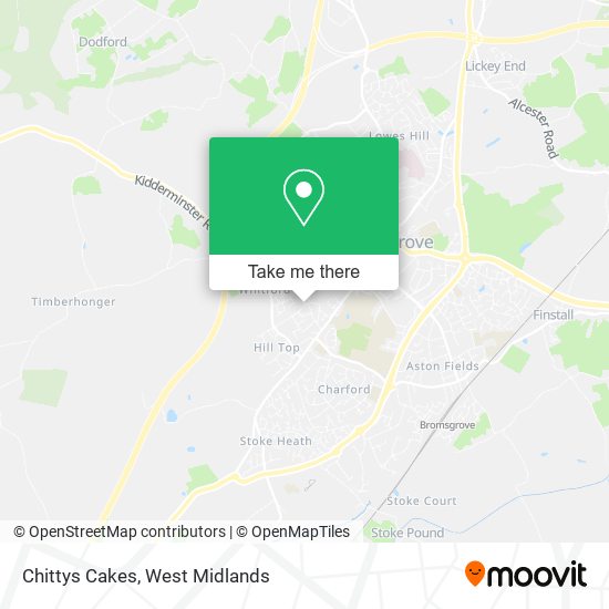 Chittys Cakes map