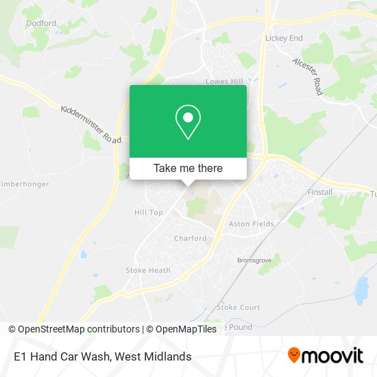 E1 Hand Car Wash map