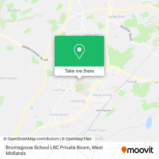 Bromsgrove School LRC Private Room map