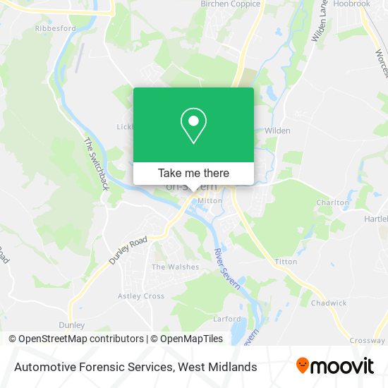 Automotive Forensic Services map