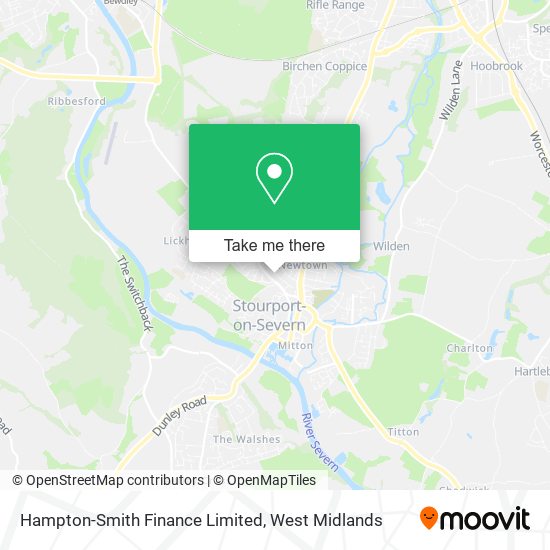 Hampton-Smith Finance Limited map