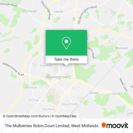 The Mulberries Robin Court Limited map