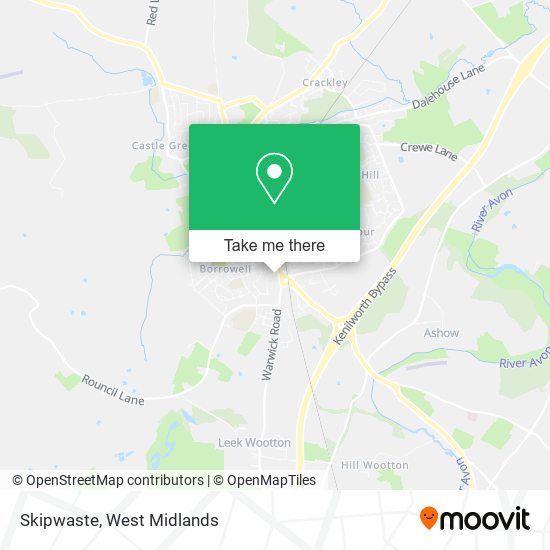 Skipwaste map