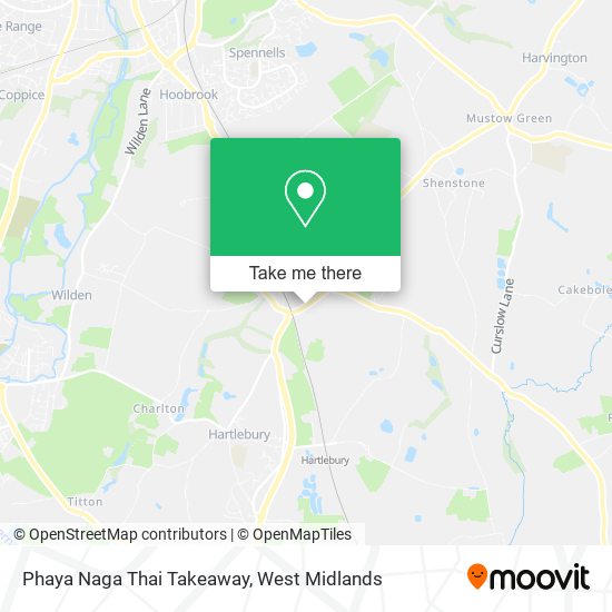 Phaya Naga Thai Takeaway map