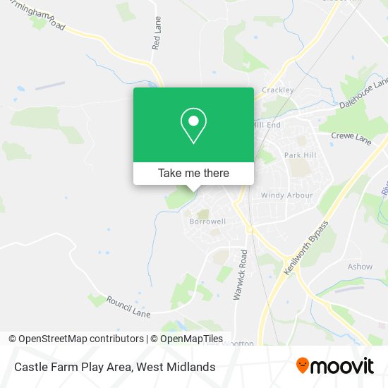 Castle Farm Play Area map