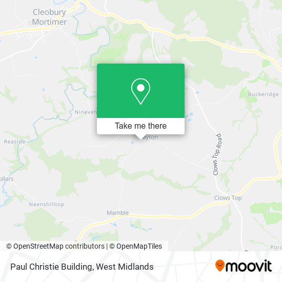 Paul Christie Building map