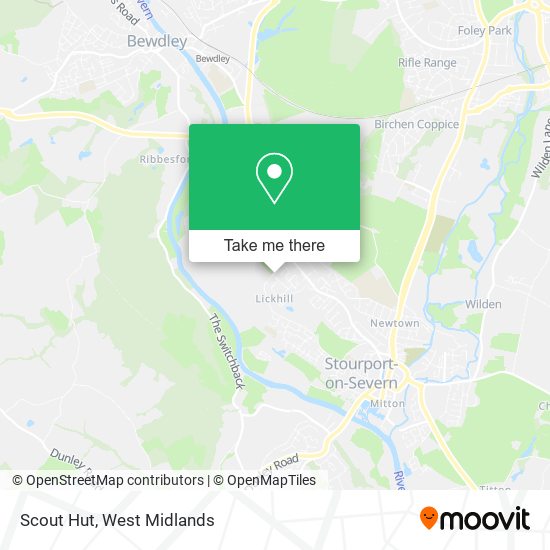 Scout Hut map