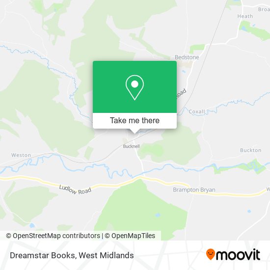 Dreamstar Books map