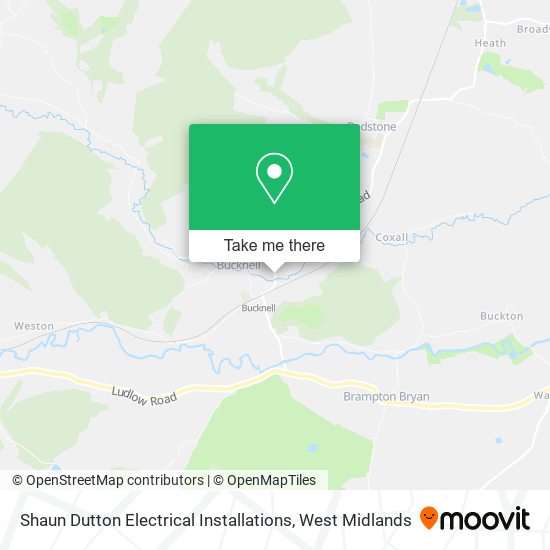 Shaun Dutton Electrical Installations map