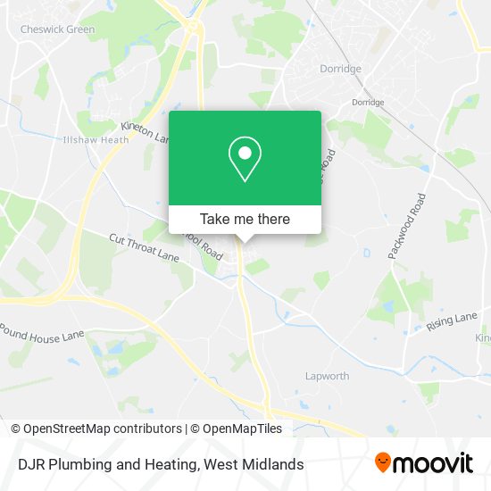 DJR Plumbing and Heating map