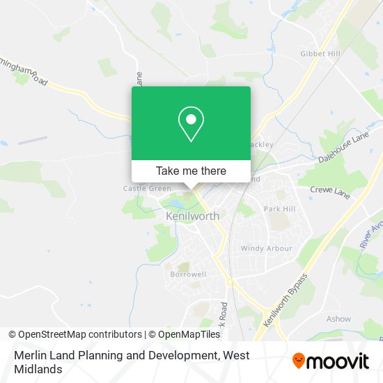 Merlin Land Planning and Development map