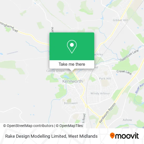Rake Design Modelling Limited map