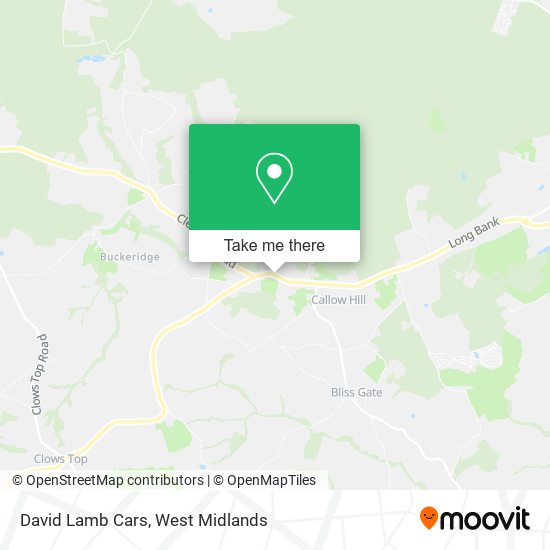 David Lamb Cars map