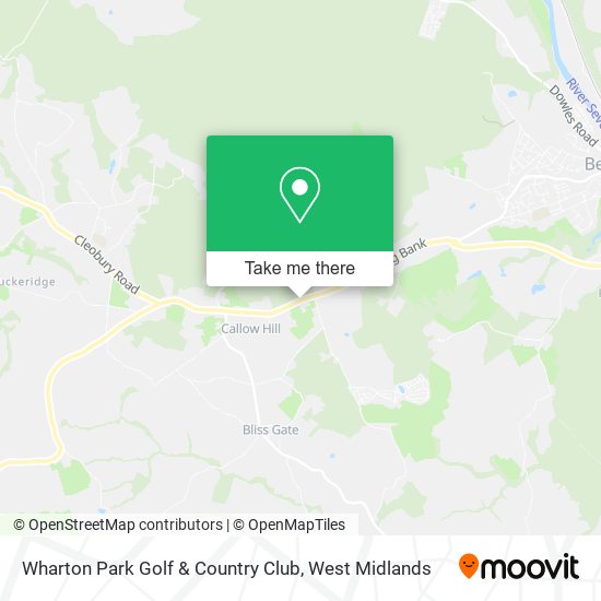 Wharton Park Golf & Country Club map