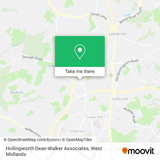 Hollingworth Dean-Walker Associates map