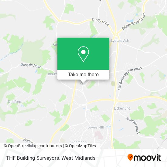 THF Building Surveyors map