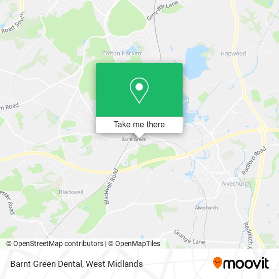 Barnt Green Dental map