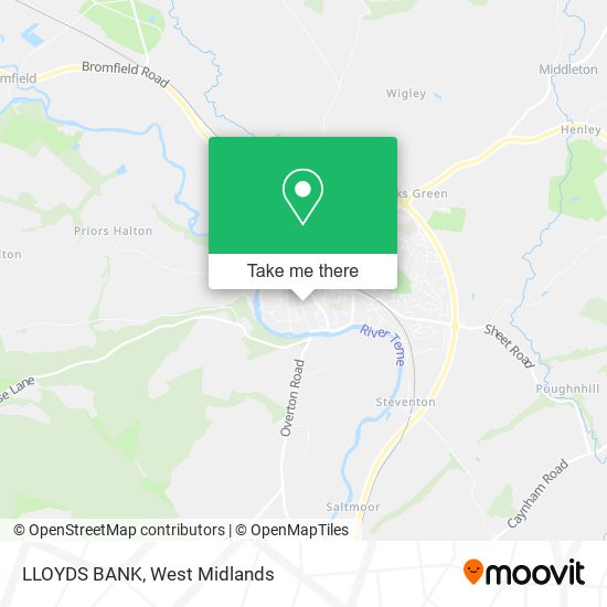LLOYDS BANK map