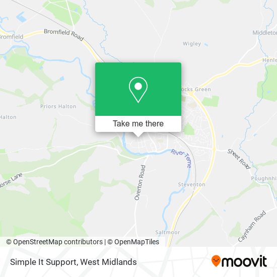 Simple It Support map