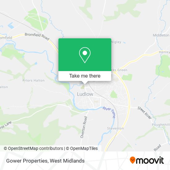 Gower Properties map