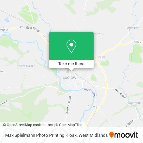Max Spielmann Photo Printing Kiosk map