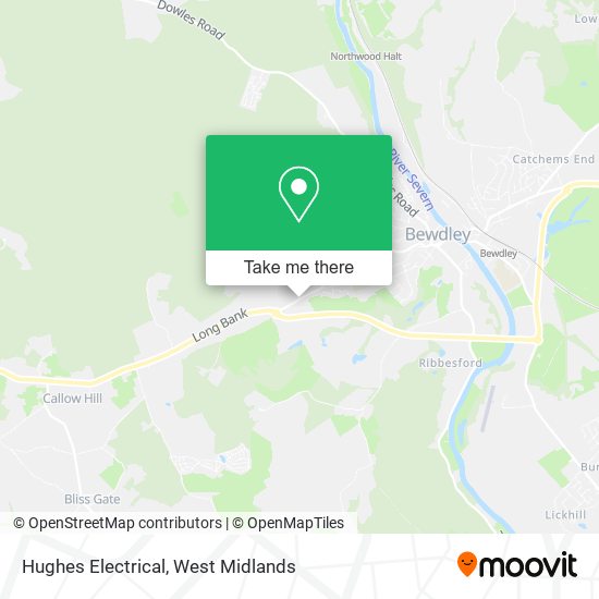 Hughes Electrical map