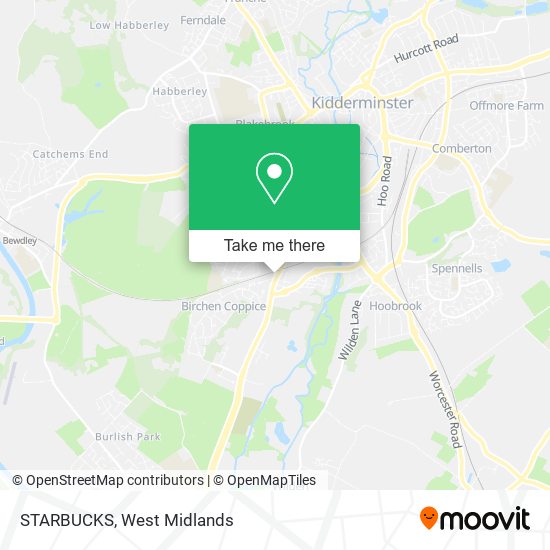STARBUCKS map
