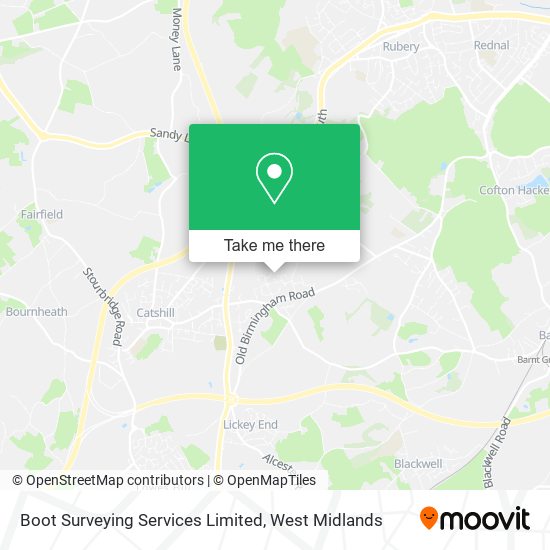 Boot Surveying Services Limited map