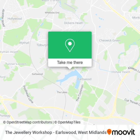 The Jewellery Workshop - Earlswood map