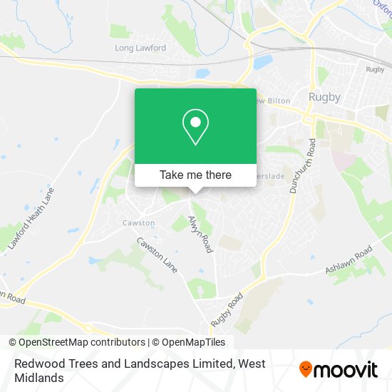 Redwood Trees and Landscapes Limited map