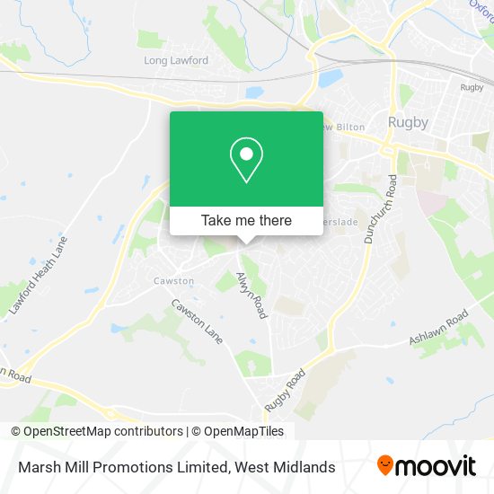 Marsh Mill Promotions Limited map