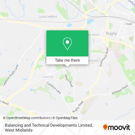 Balancing and Technical Developments Limited map