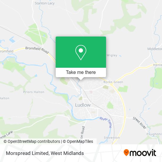 Morspread Limited map