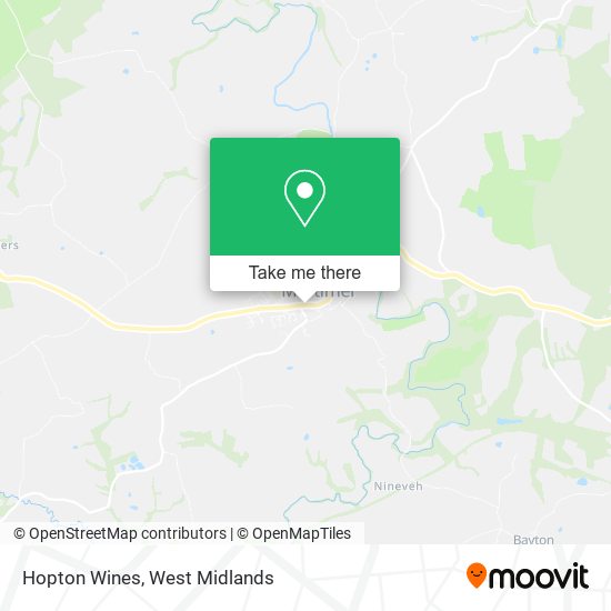 Hopton Wines map