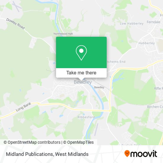 Midland Publications map