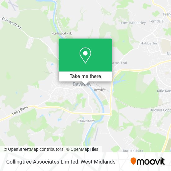 Collingtree Associates Limited map