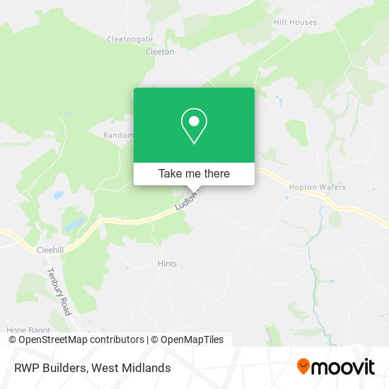 RWP Builders map