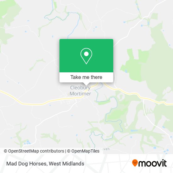 Mad Dog Horses map