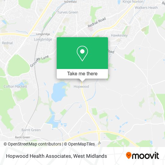 Hopwood Health Associates map