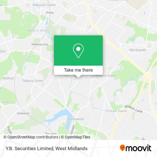 Y.B. Securities Limited map