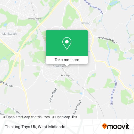 Thinking Toys Uk map