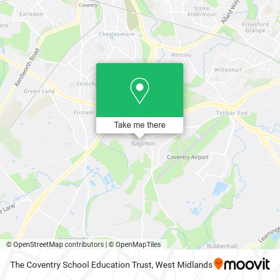 The Coventry School Education Trust map