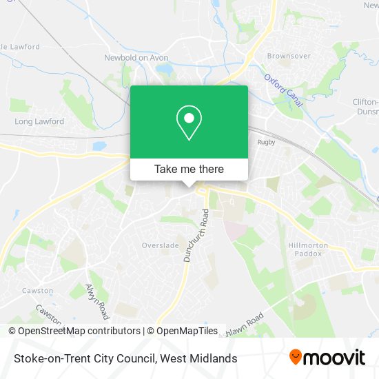 Stoke-on-Trent City Council map