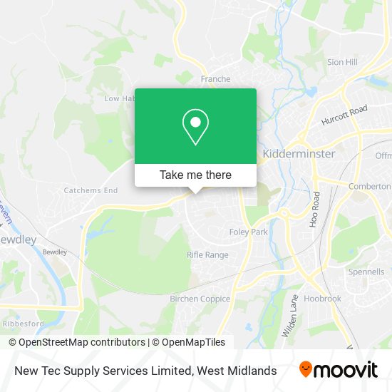 New Tec Supply Services Limited map