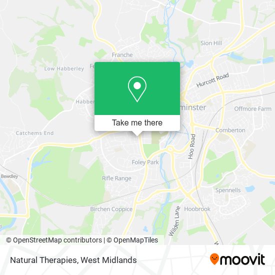 Natural Therapies map