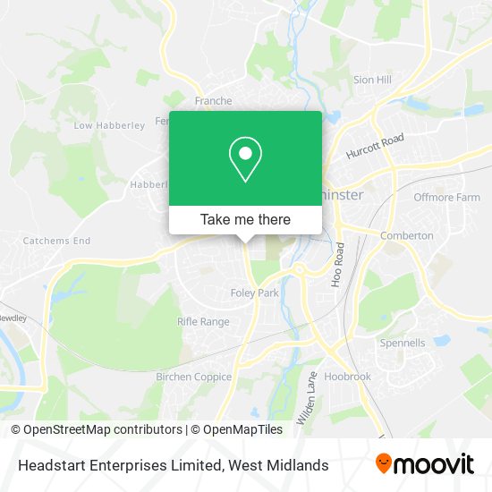 Headstart Enterprises Limited map