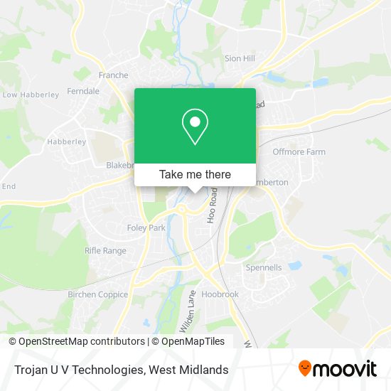 Trojan U V Technologies map