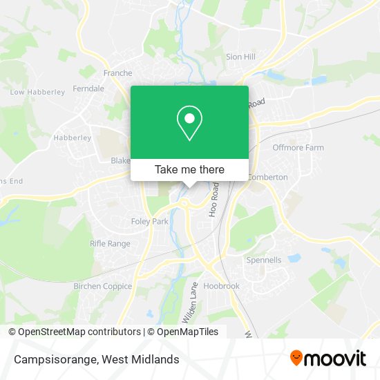 Campsisorange map