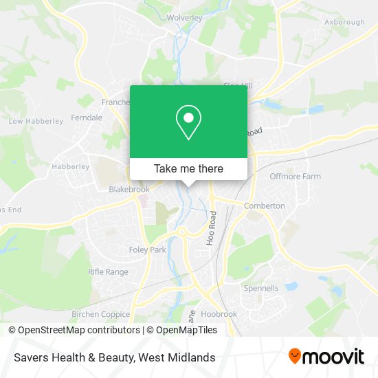 Savers Health & Beauty map