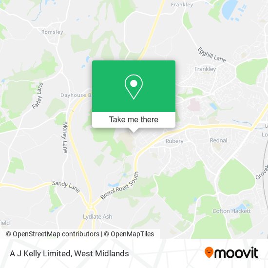 A J Kelly Limited map